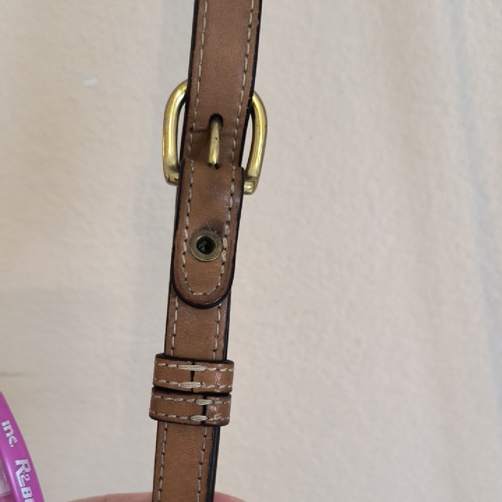 Ghurka Maroon Leather Bucket Bag 11x10x5 - Picture 10 of 16